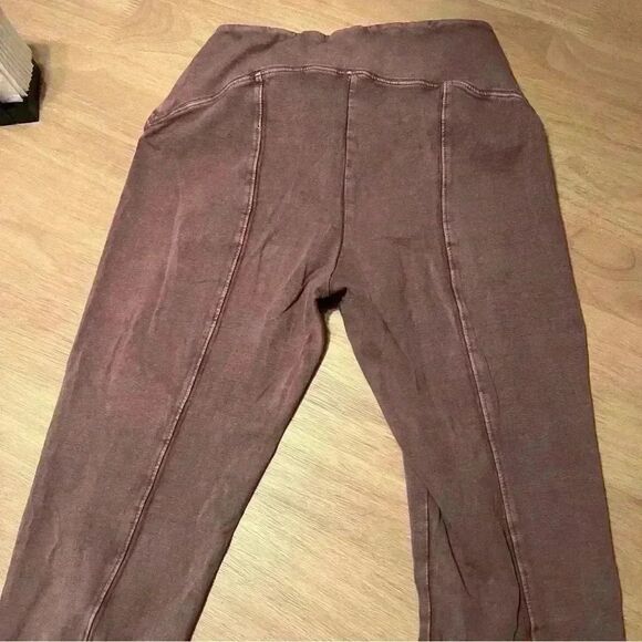 Out From Under Aria Seamed Flare Leg Pant Urban Outfitters Bell Bottom - Picture 8 of 10